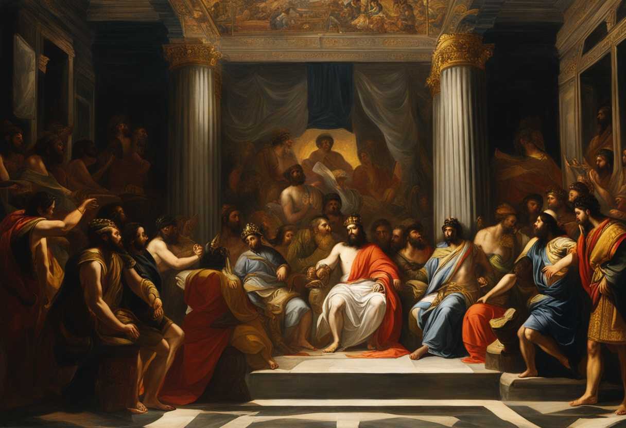 King-Nebuchadnezzar-surrounded-by-mystics-seeking-answers-in-a-dimly-lit-chamber_wyit