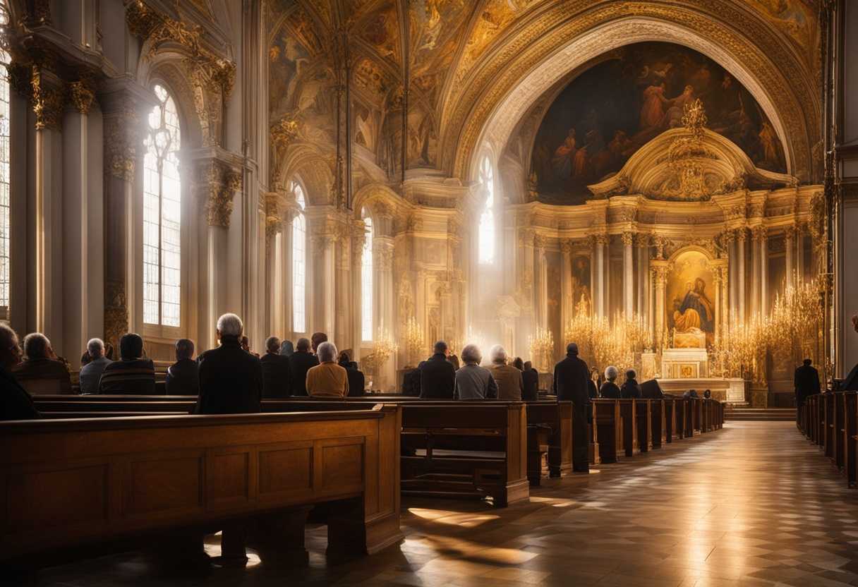 People-in-a-tranquil-church-illuminated-by-soft-golden-light-deep-in-prayer-and-reflection_qqdr