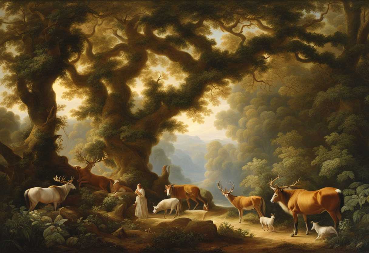 A-tranquil-forest-clearing-diverse-animals-roam-freely-under-a-grand-tree-bathed-in-sunlight_kpxp