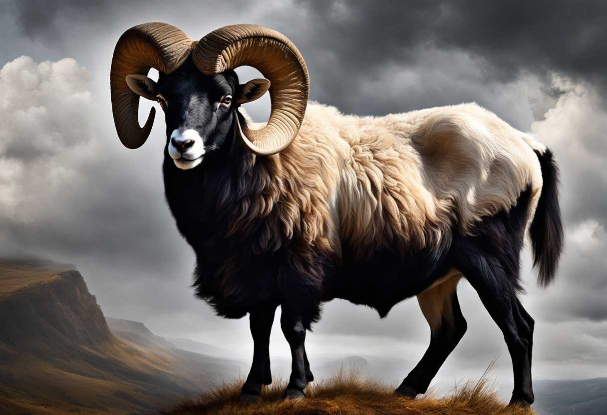 Majestic-ram-stands-boldly-in-a-stormy-landscape-exuding-power-and-determination_kksb