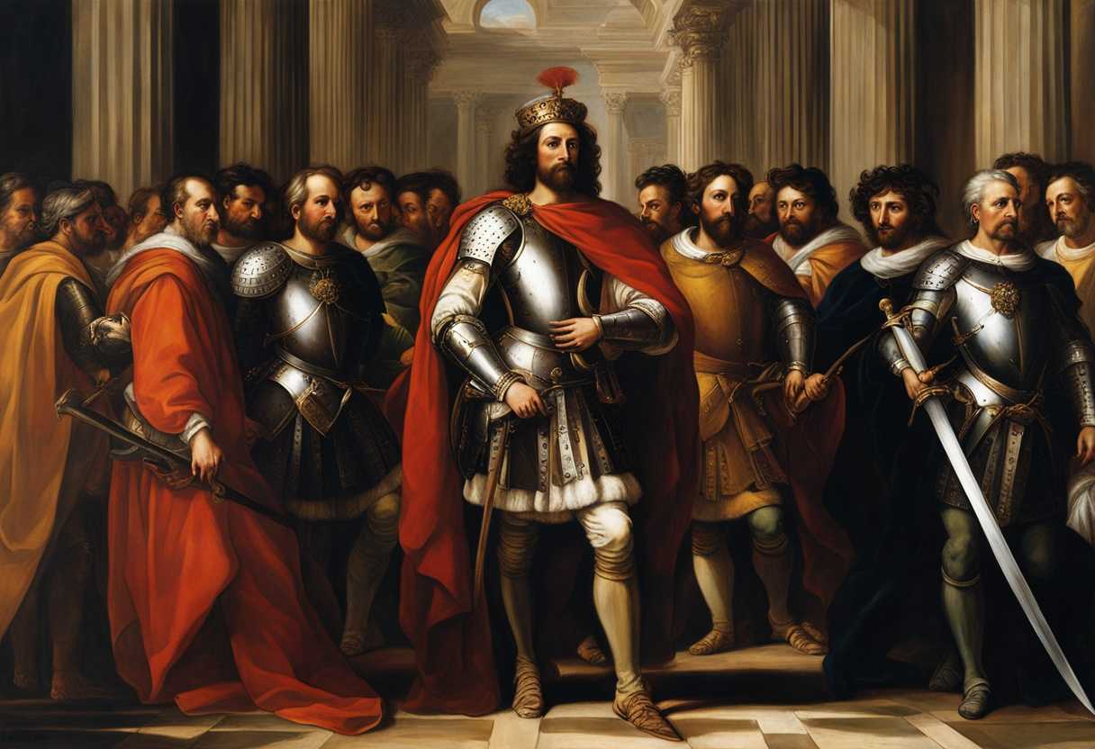 A-king-stands-with-his-fierce-warriors-exuding-power-and-authority-before-a-looming-battle_jkiv