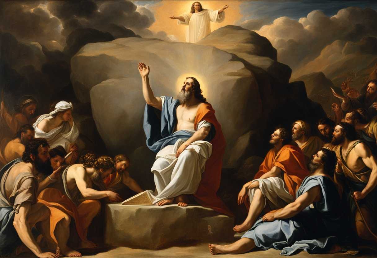 Moses-receives-stone-tablets-from-God-on-Mount-Sinai-bathed-in-celestial-light_ulwk