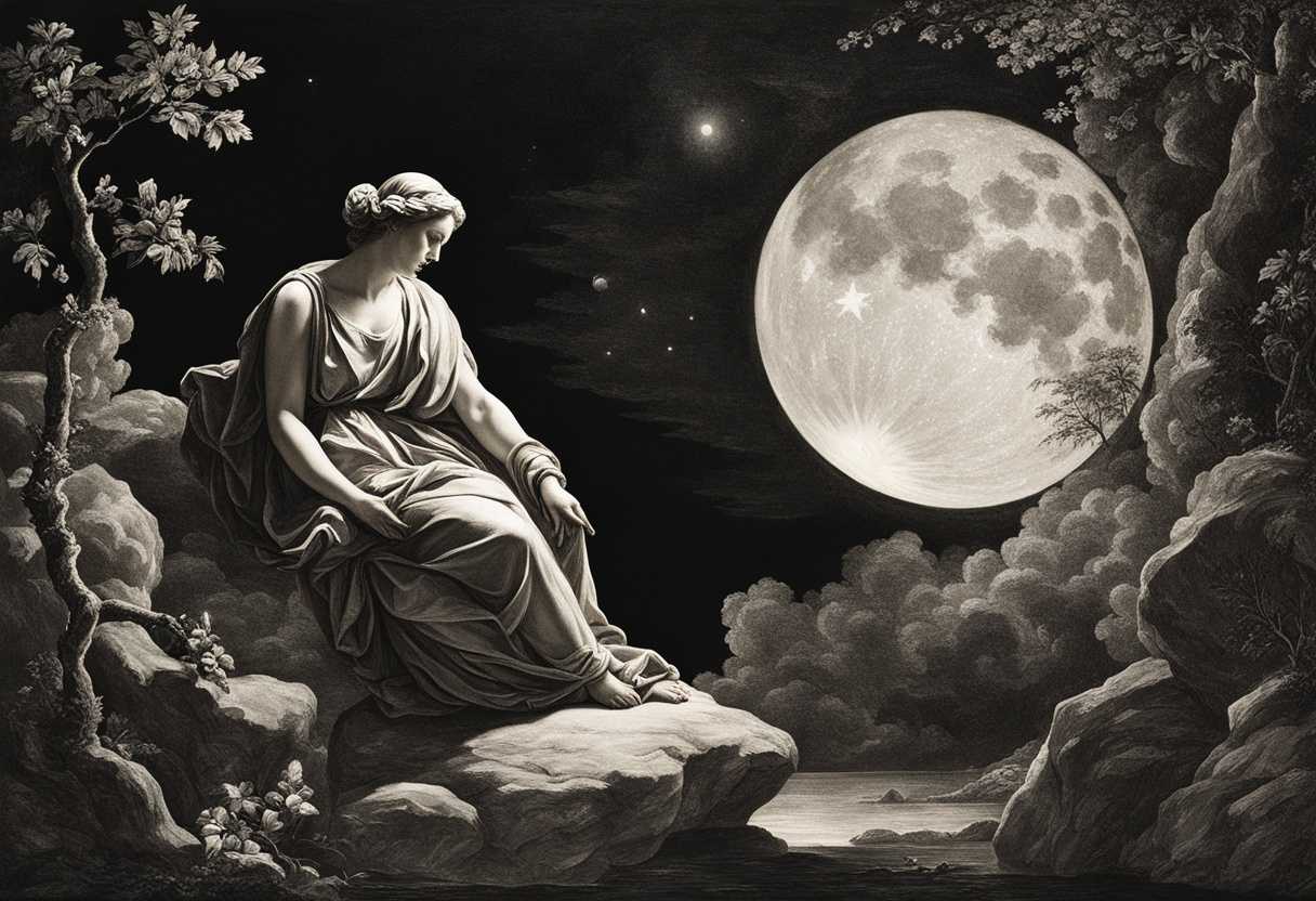 A-figure-gazes-at-a-glowing-celestial-body-feeling-reverence-and-awe-in-harmony-with-nature_agdn