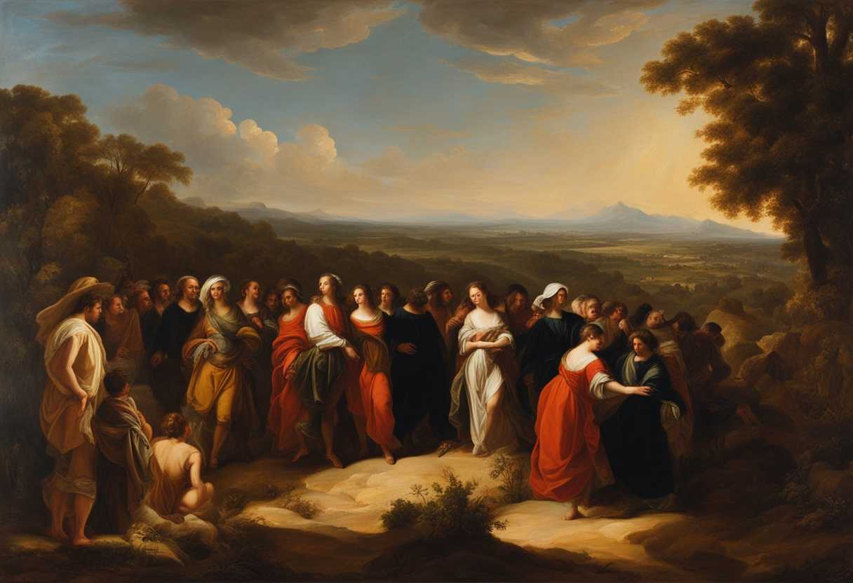 A-diverse-group-stands-united-in-a-vast-landscape-bathed-in-warm-light-ready-for-a-hopeful-journey_gheq