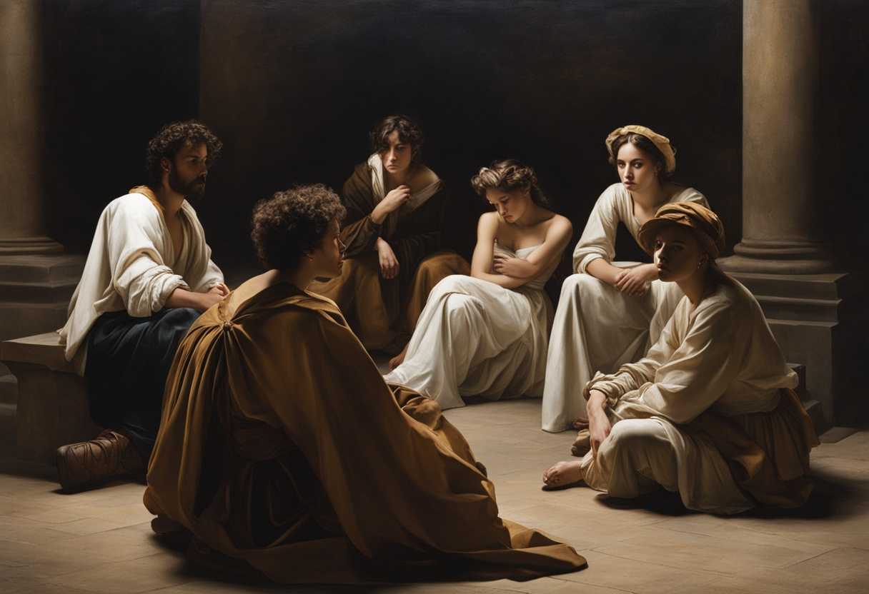 A-group-of-campers-sit-in-silence-each-lost-in-their-own-thoughts_appa