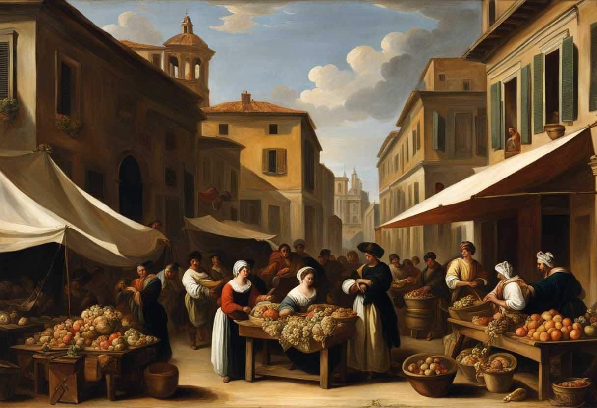A-marketplace-scene-with-vendors-displaying-large-and-small-weights-measuring-land-with-integrity_ysqk