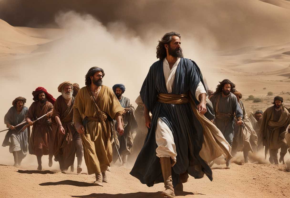 Moses-leads-Israelites-through-desert-capturing-unity-determination-and-raw-emotion-in-documentar_knbh