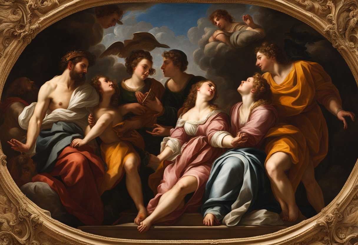 A-group-of-people-of-the-Lord-in-awe-of-celestial-carvings-embodying-gratitude-and-wonder_alle
