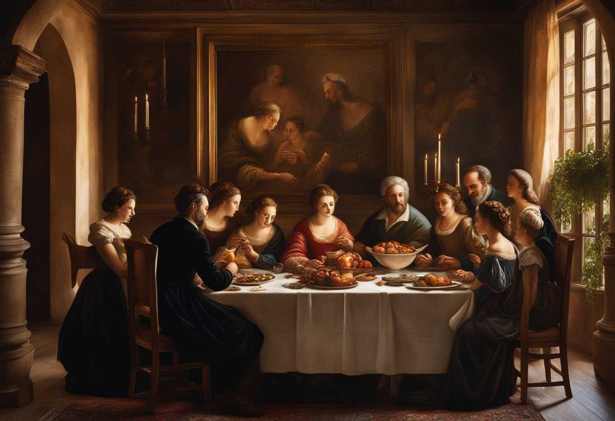 A-family-sharing-a-meal-in-a-cozy-warmly-lit-dining-room-radiating-gratitude-and-togetherness_ymhu