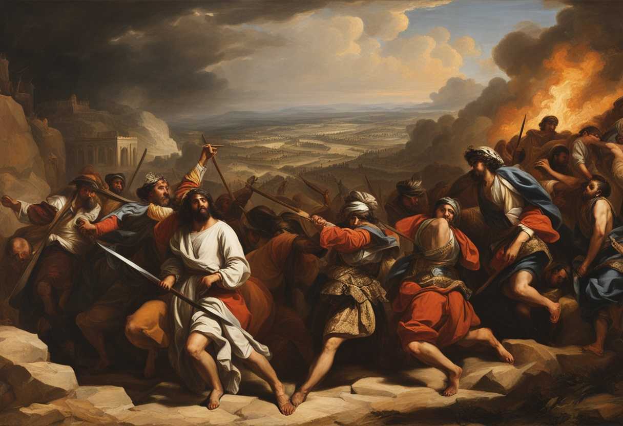 Israelites-cross-Jordan-facing-fire-fortified-cities-giants-with-courage-and-faith_sutu