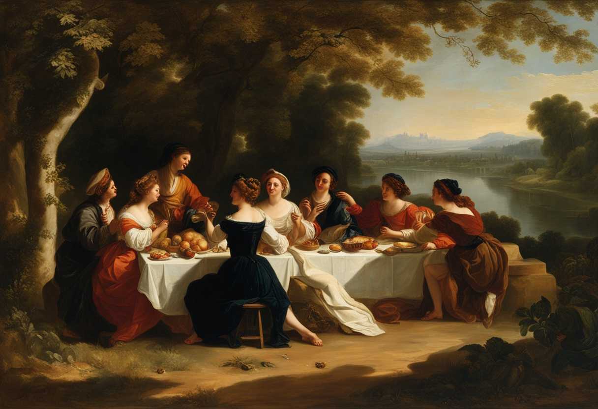 Friends-share-a-picnic-in-a-sunlit-park-laughing-toasting-and-cherishing-carefree-moments_qnxp