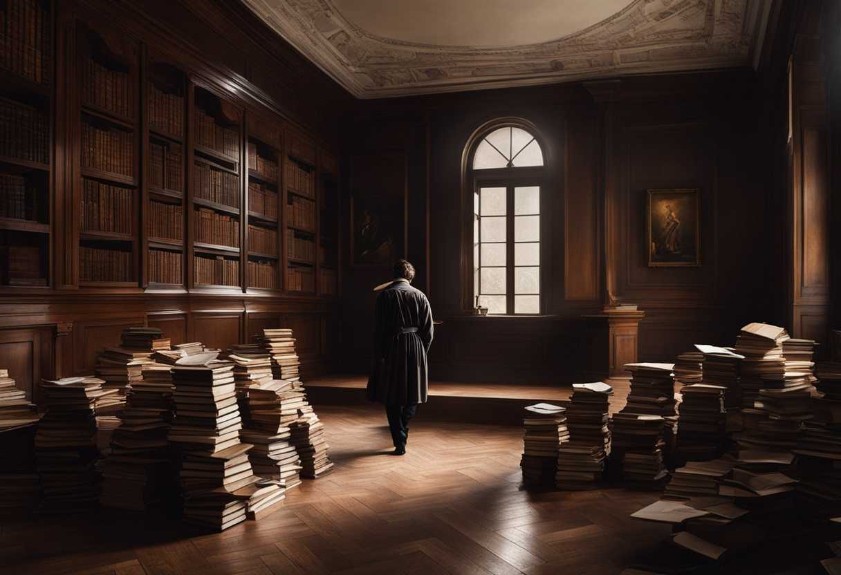 A-solitary-figure-in-a-dim-room-surrounded-by-scattered-books-lost-in-deep-thought_fkfa