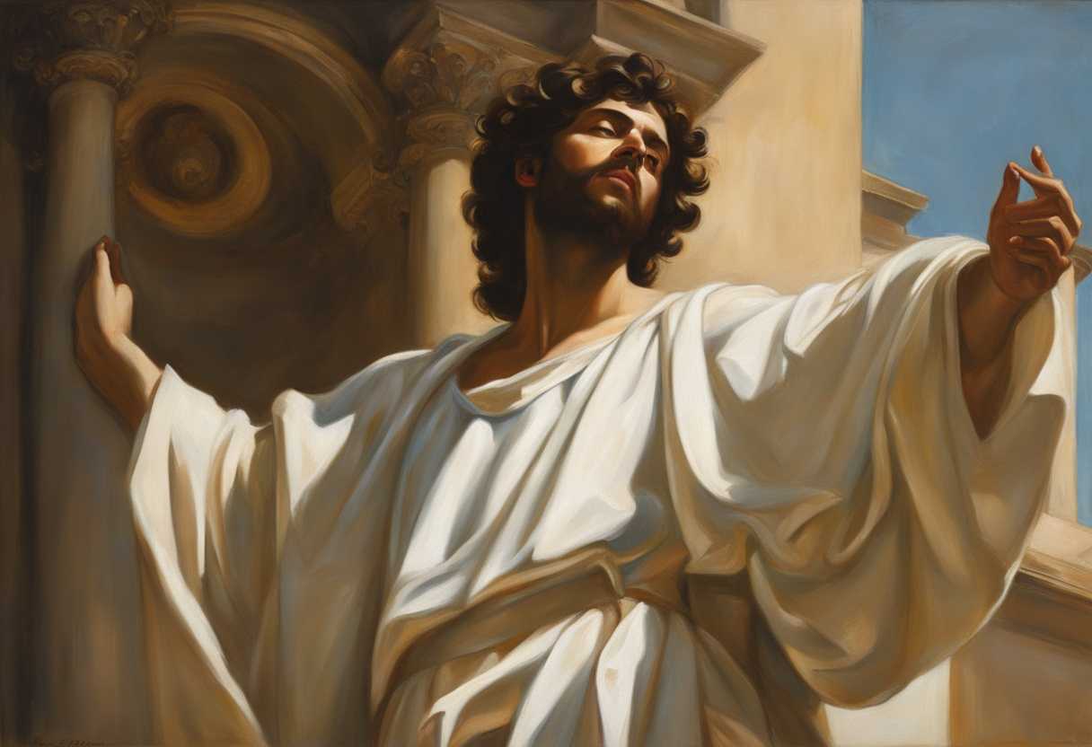 A-figure-in-white-robes-anointed-with-oil-stands-confidently-in-warm-sunlight_ywae