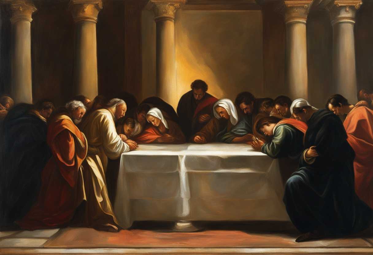 People-in-prayer-heads-bowed-serene-atmosphere-faith-and-unity-in-warm-light_tvqy