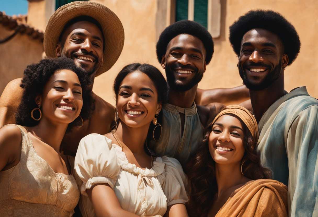 A-diverse-group-of-friends-linked-arm-in-arm-smiling-under-the-warm-sun_uxwt