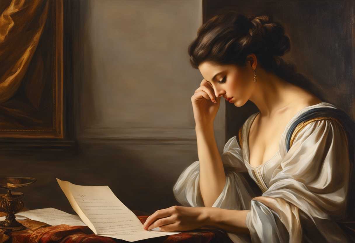 Intimate-moment-person-reading-a-letter-with-focused-expression-in-warm-softly-lit-room_pxiy