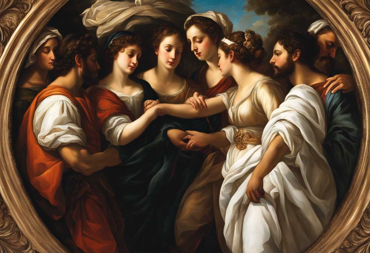 Diverse-group-embraces-unity-with-humility-and-love-exuding-peace-and-togetherness-in-candid-moment_olow