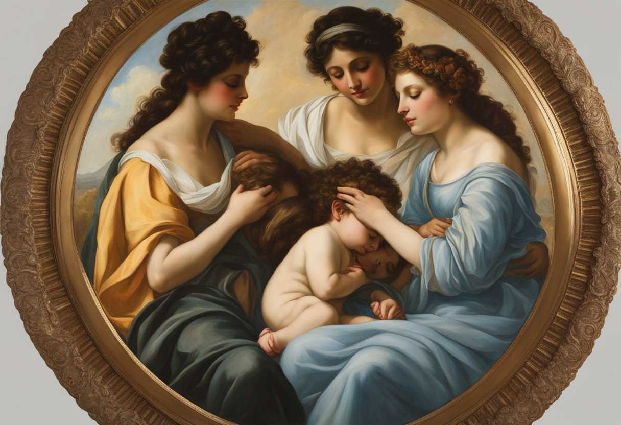 Three-friends-embrace-radiating-unity-and-peace-embodying-harmony-and-connection-in-serene-setting_ynra