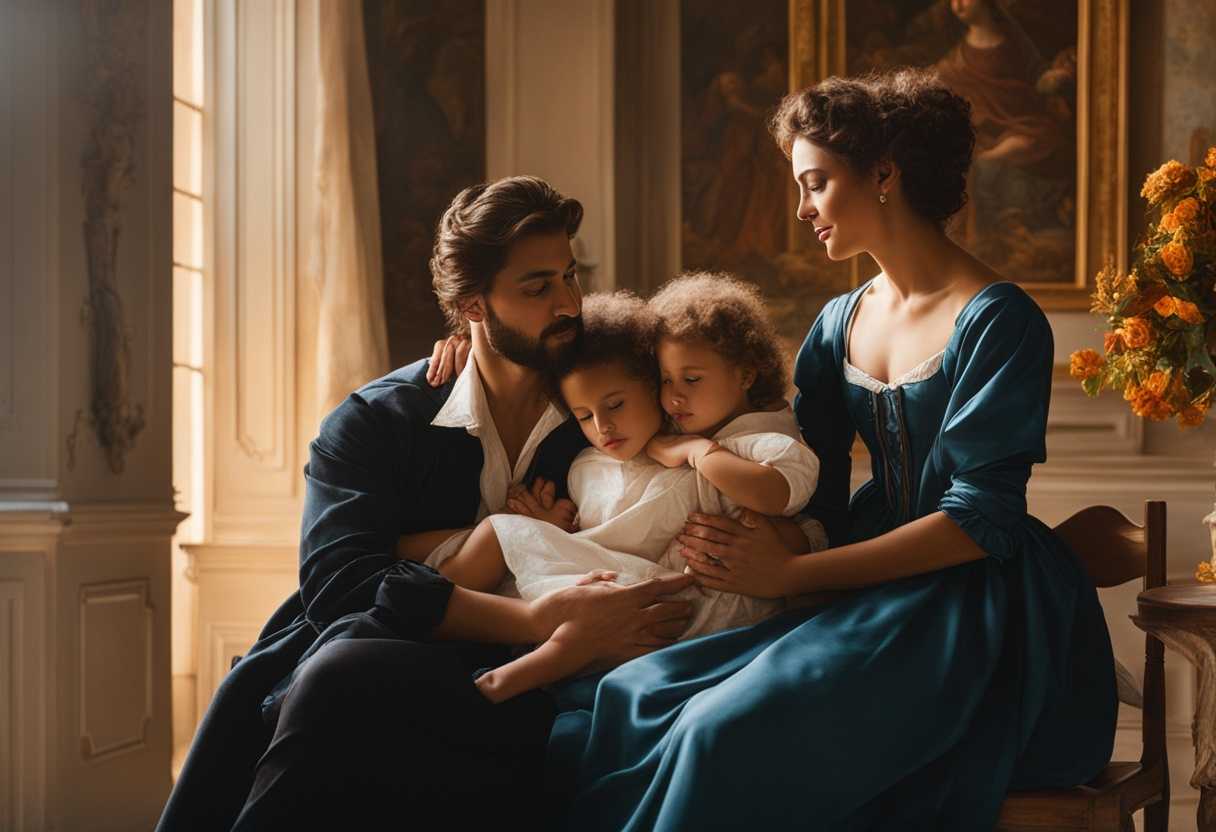 A-family-of-four-embraces-in-a-sunlit-room-radiating-love-trust-and-unity_fjhr