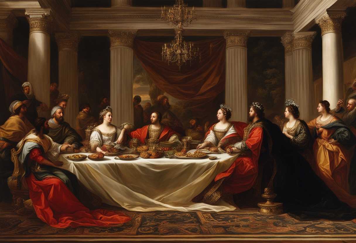 Royal-banquet-King-Haman-Queen-Esther-in-opulent-setting-power-play-high-stakes-desperate-plea_zcdy