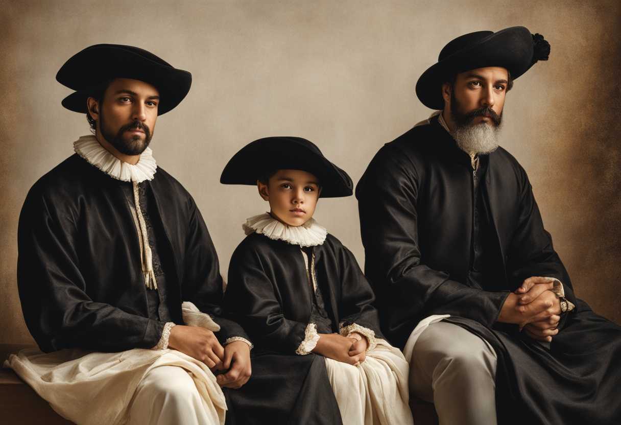 A-father-and-sons-in-traditional-attire-solemn-and-reverent-bathed-in-warm-light_pwfr