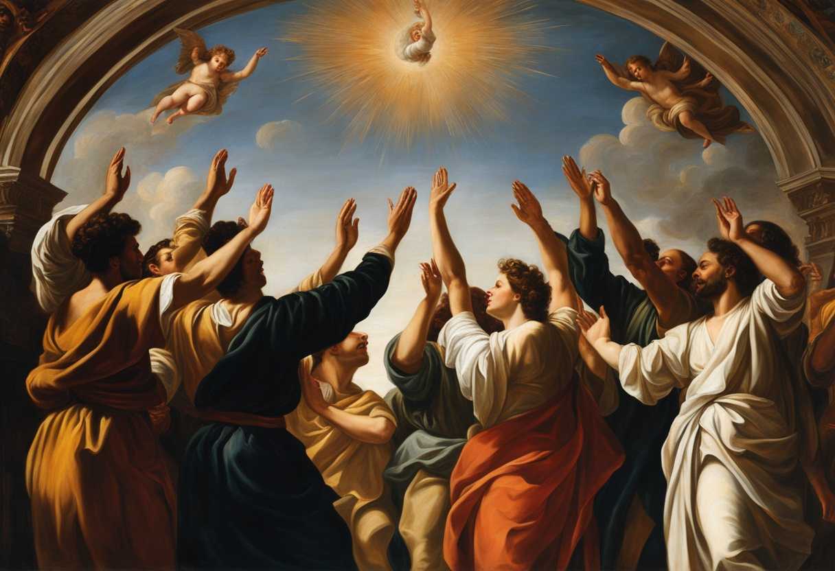 A-diverse-group-worships-together-hands-raised-in-praise-faces-aglow-with-devotion-and-unity_xqrx