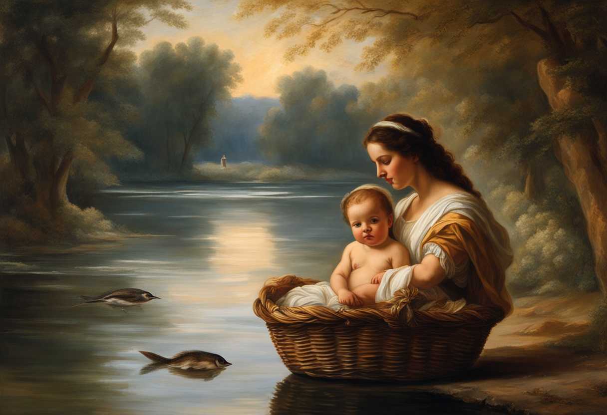 Sister-hides-baby-in-basket-by-river-Pharaoh's-daughter-finds-and-saves-him_jzxk