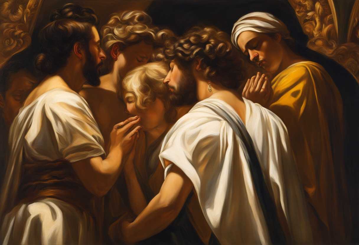 People-in-prayer-circle-heads-bowed-bathed-in-golden-light-united-in-devotion-and-peace_unzs
