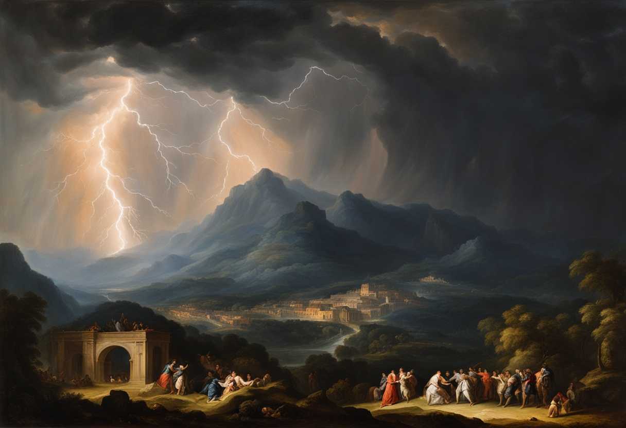 People-cower-in-awe-as-thunder-and-lightning-strike-trembling-before-the-imposing-mountain_gcxk