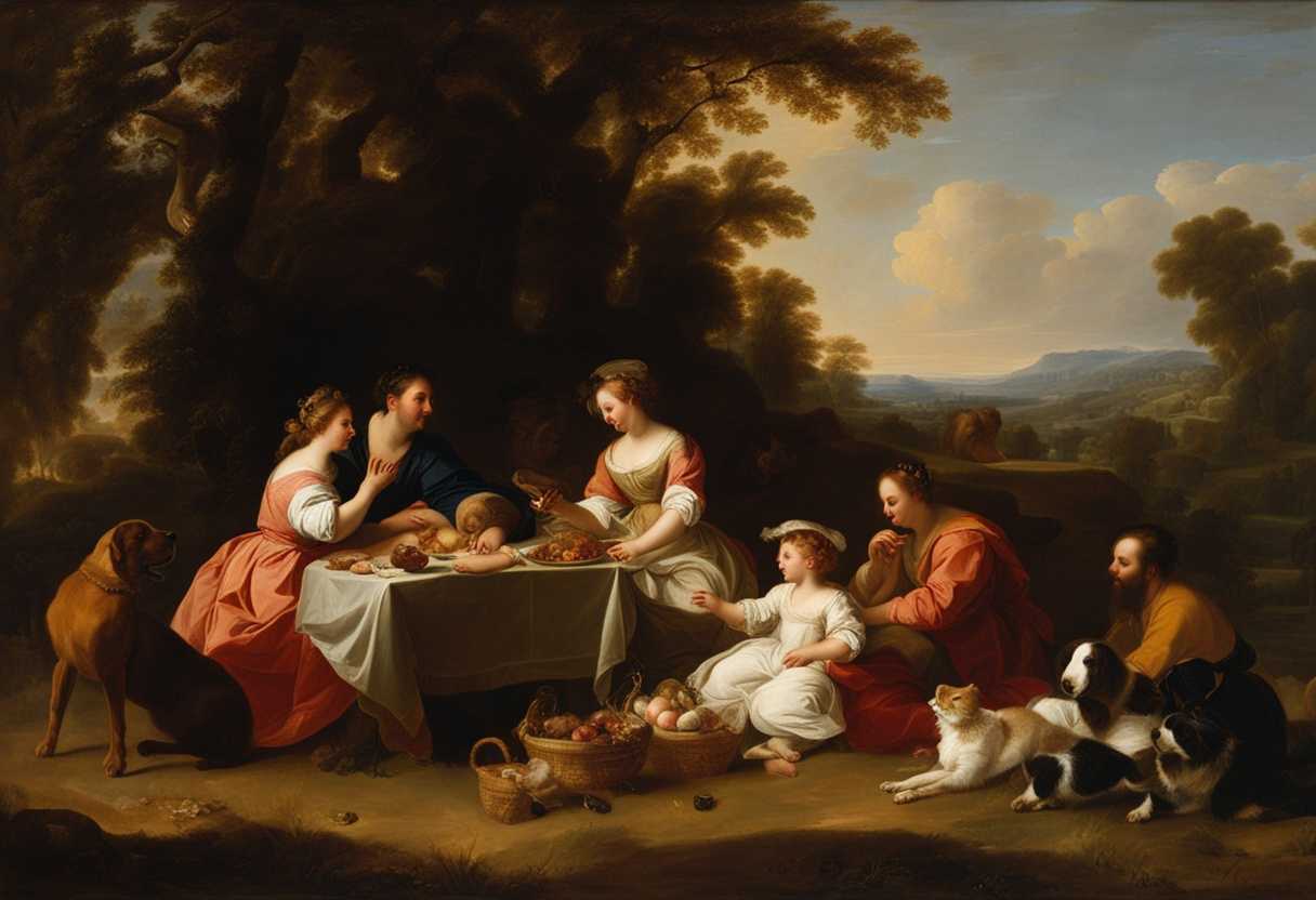 A-serene-family-picnic-in-a-sunlit-meadow-laughter-pets-playing-parents-chatting-children-frolic_hhhg