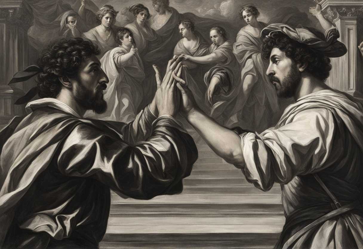 Intense-standoff-between-two-men-one-protesting-with-raised-hand-the-other-resolute_bdmh