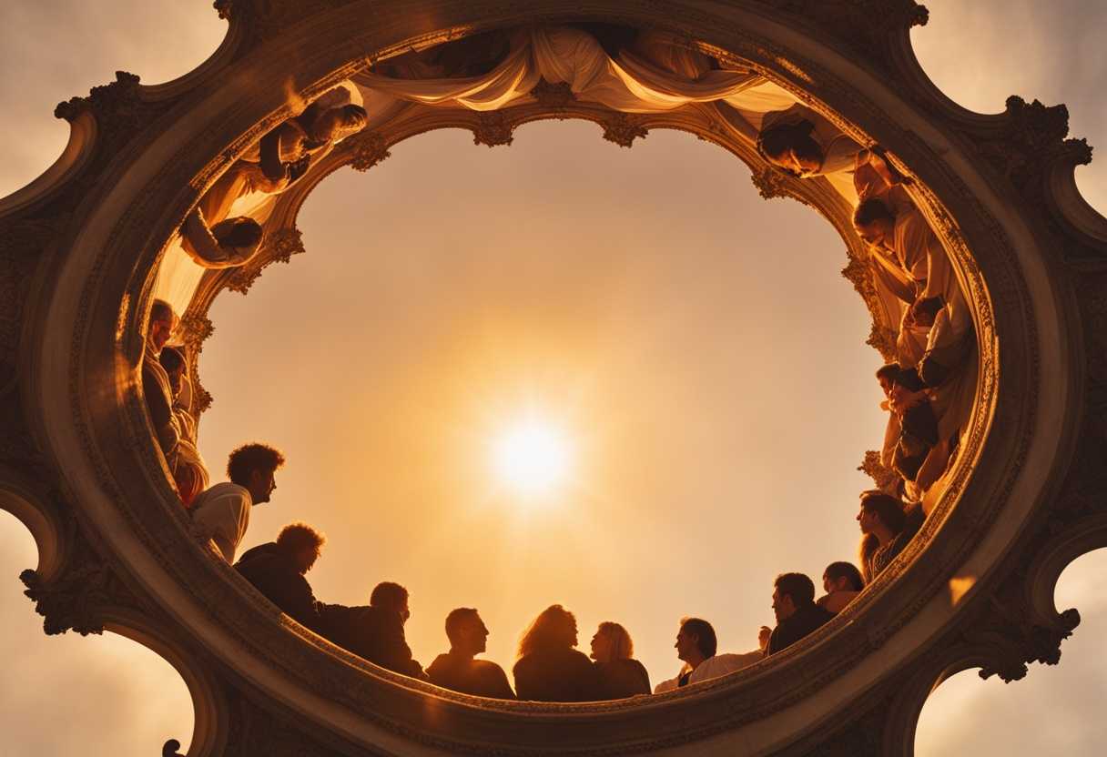 People-in-a-circle-bathed-in-sunset-glow-radiating-joy-and-connection-captured-candidly_pjwp