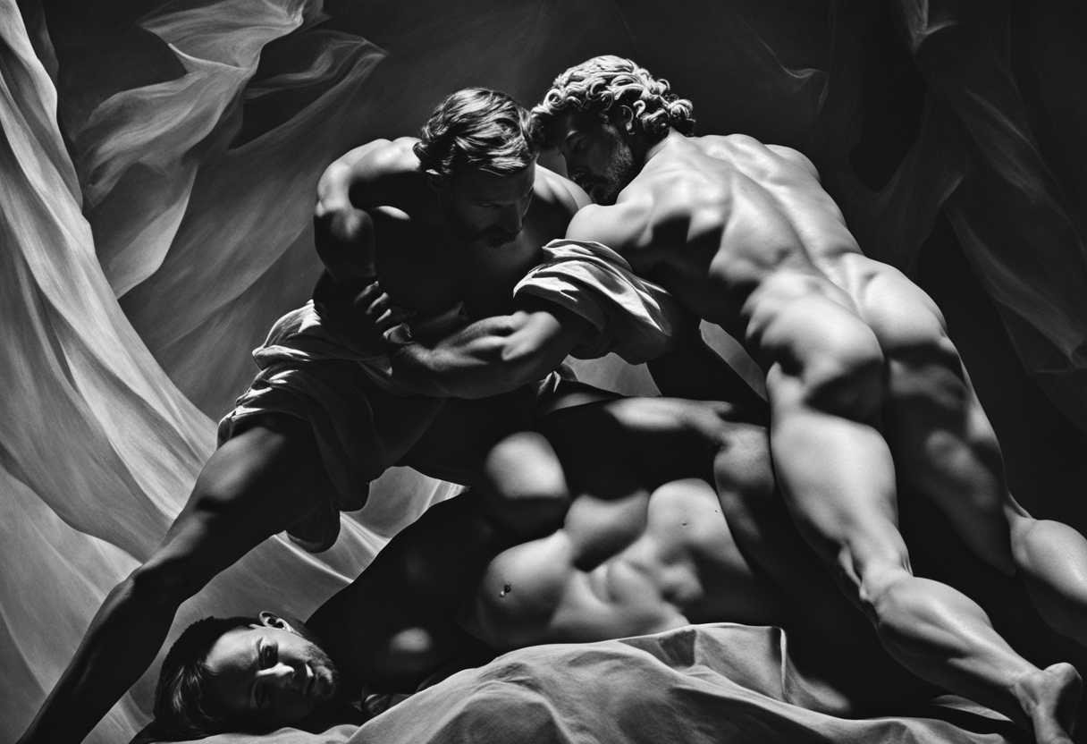 Intense-black-and-white-photo-captures-power-dynamics-between-man-and-slave_blkw