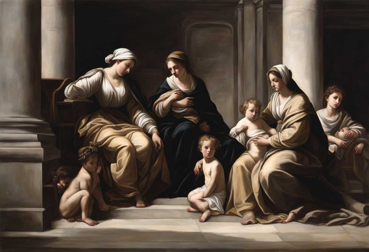 A-sojourner-widow-fatherless-child-and-lender-offer-support-and-empathy-in-a-compassionate-scene_ifhv