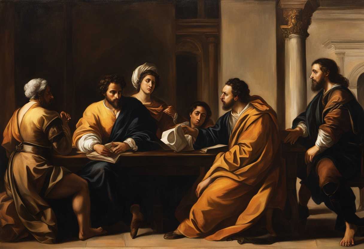 Intense-discussion-among-diverse-group-united-in-purpose-illuminated-by-warm-light_bdyc