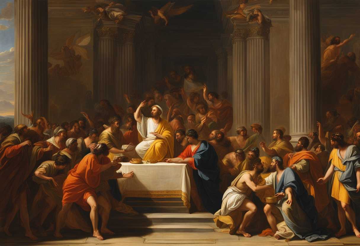Aaron-leads-Israelites-in-worship-of-golden-calf-offerings-made-celebration-ensues-under-shining-s_icbi