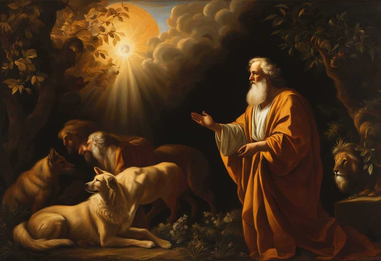 Moses-stands-in-awe-before-a-burning-bush-bathed-in-warm-divine-light_grxi