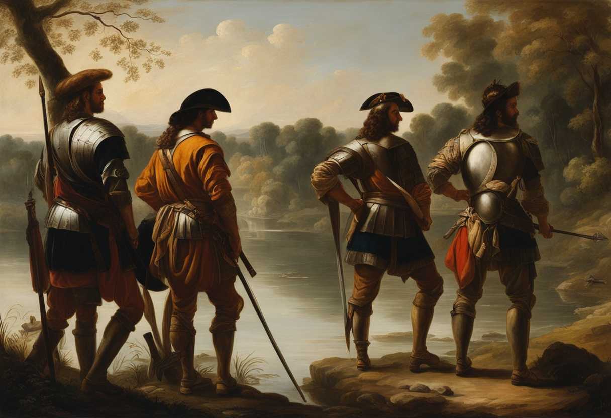 A-group-of-warriors-stand-at-the-edge-of-a-tranquil-river-ready-for-battle_jbaw