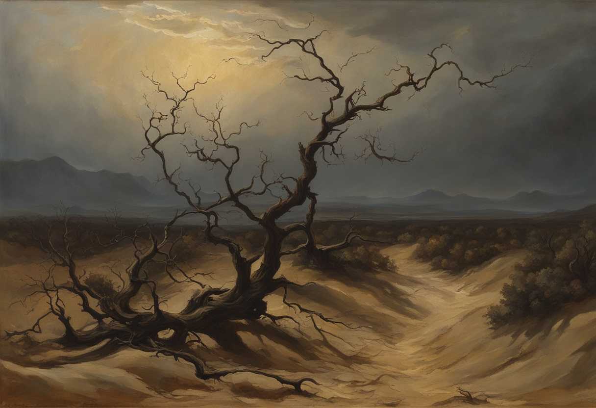 A-lone-flourishing-vine-in-a-barren-desert-surrounded-by-withered-branches-and-sorrowful-cries_dwgg