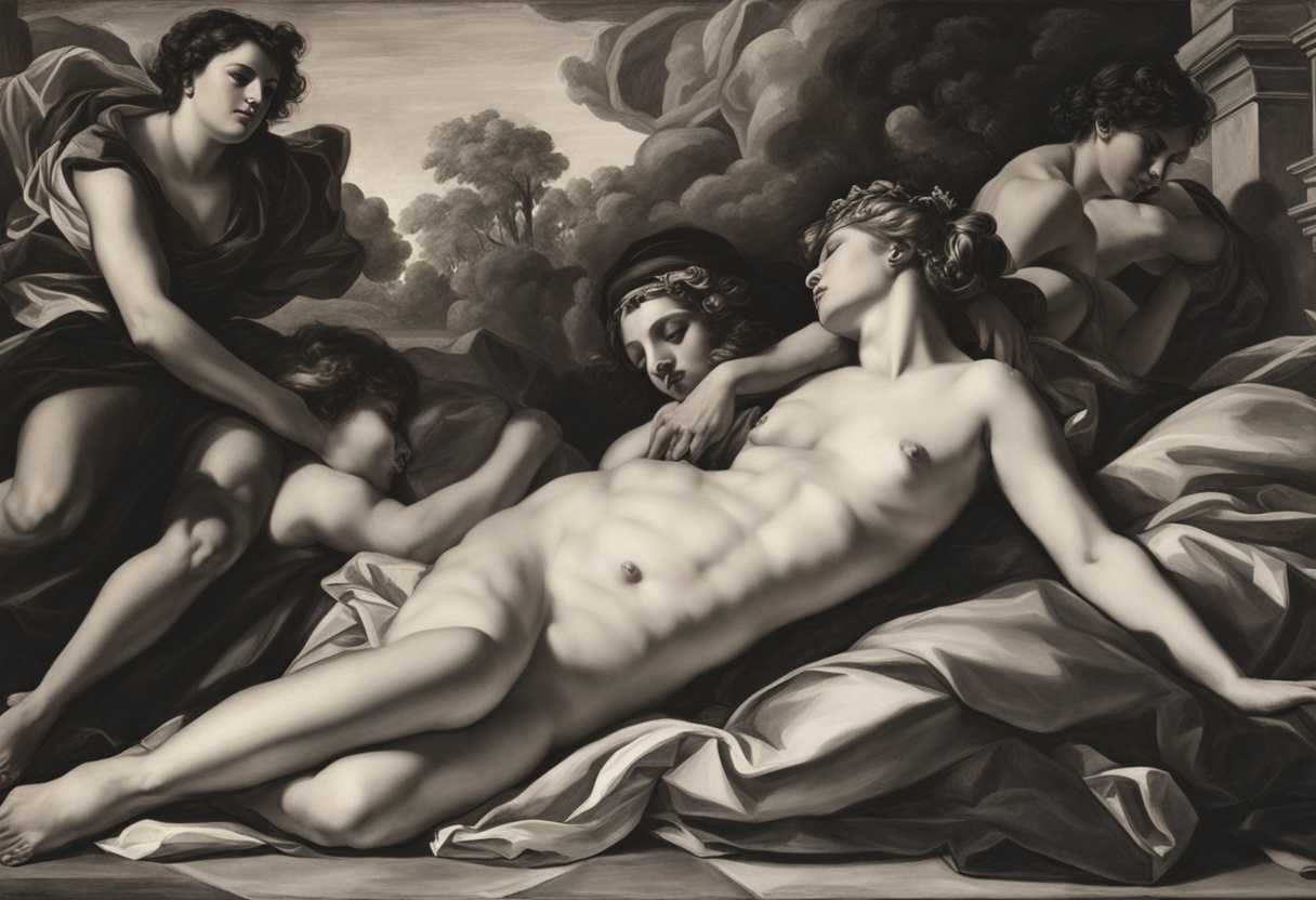 A-woman-surrounded-by-lovers-in-a-seductive-pose-exuding-desire-and-nostalgia_guhj