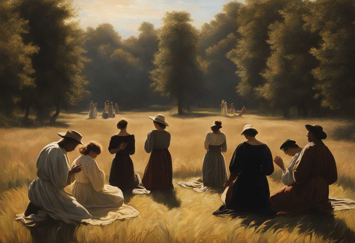 People-gather-in-a-sunlit-field-forming-a-peaceful-prayer-circle-amidst-tall-grass_kfin