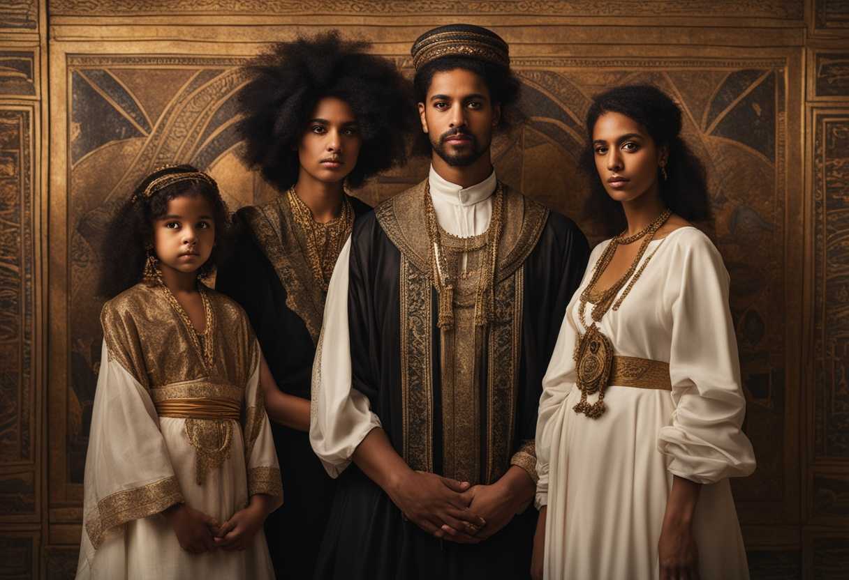 Egyptian-family-in-traditional-attire-standing-in-soft-light-embodying-resilience-nostalgia-and-_wpvw