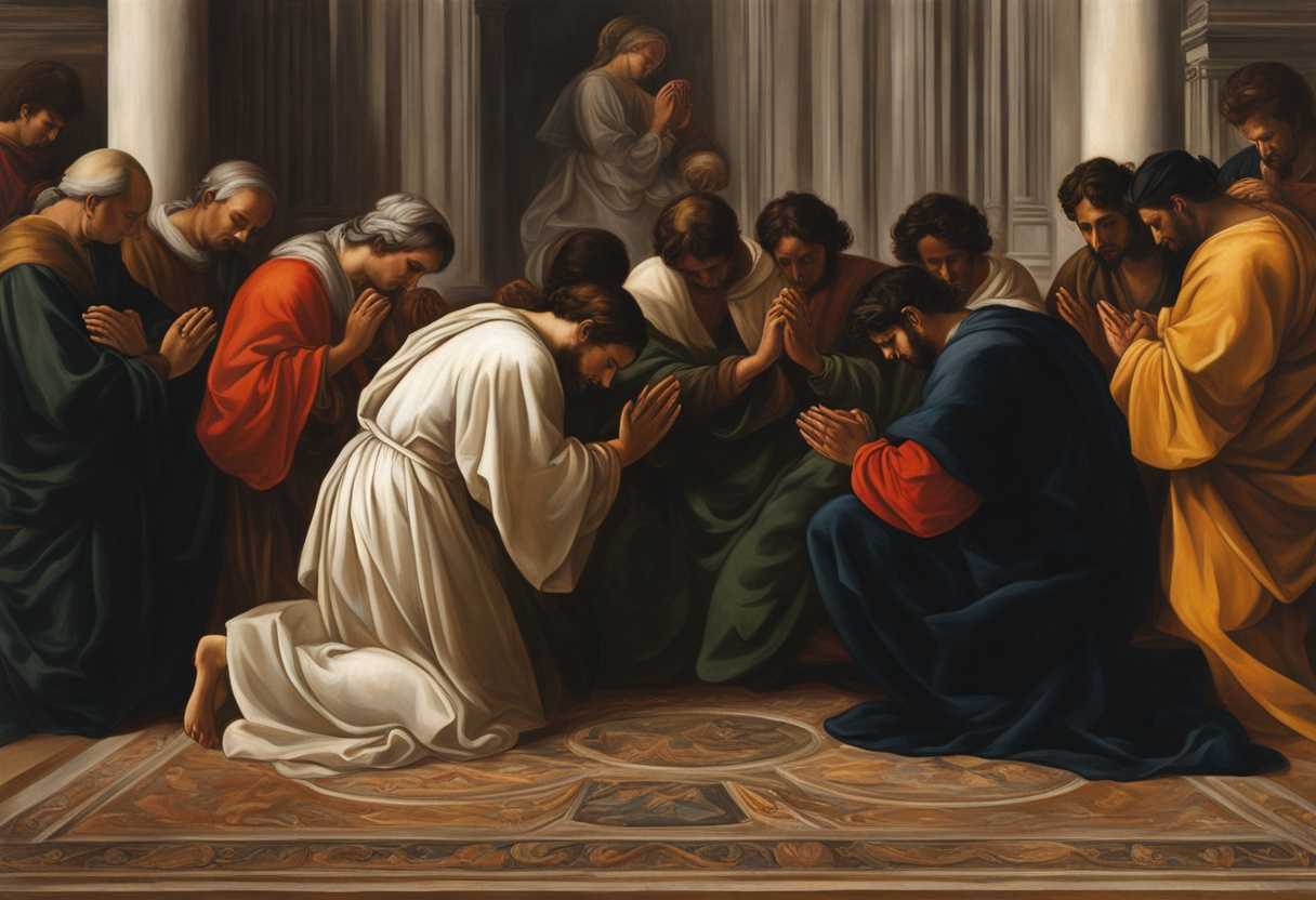 Diverse-group-in-prayer-circle-heads-bowed-hands-clasped-united-in-faith-and-reverence_enmj