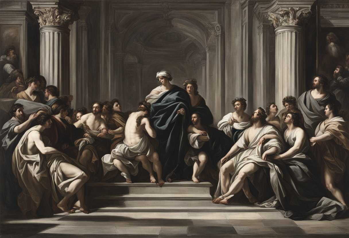 A-man-in-linen-stands-among-six-others-radiating-divine-authority-and-presence_okxv