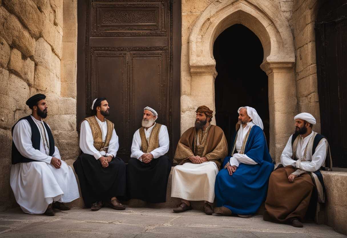 Israeli-people-in-traditional-attire-gather-in-Jerusalem-determined-and-reverent-against-ancient-s_ijdr