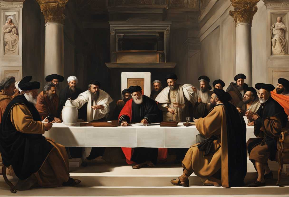 A-group-of-officials-and-religious-leaders-in-Israel-discuss-urgent-matters-with-solemnity_wgvm