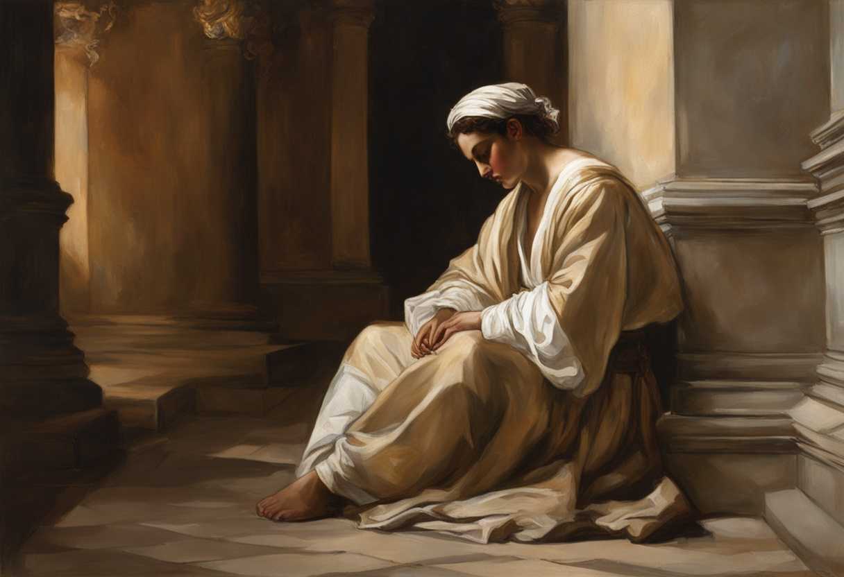 A-figure-in-tattered-clothes-kneels-in-a-historic-reverent-setting-bathed-in-warm-light_pwuq