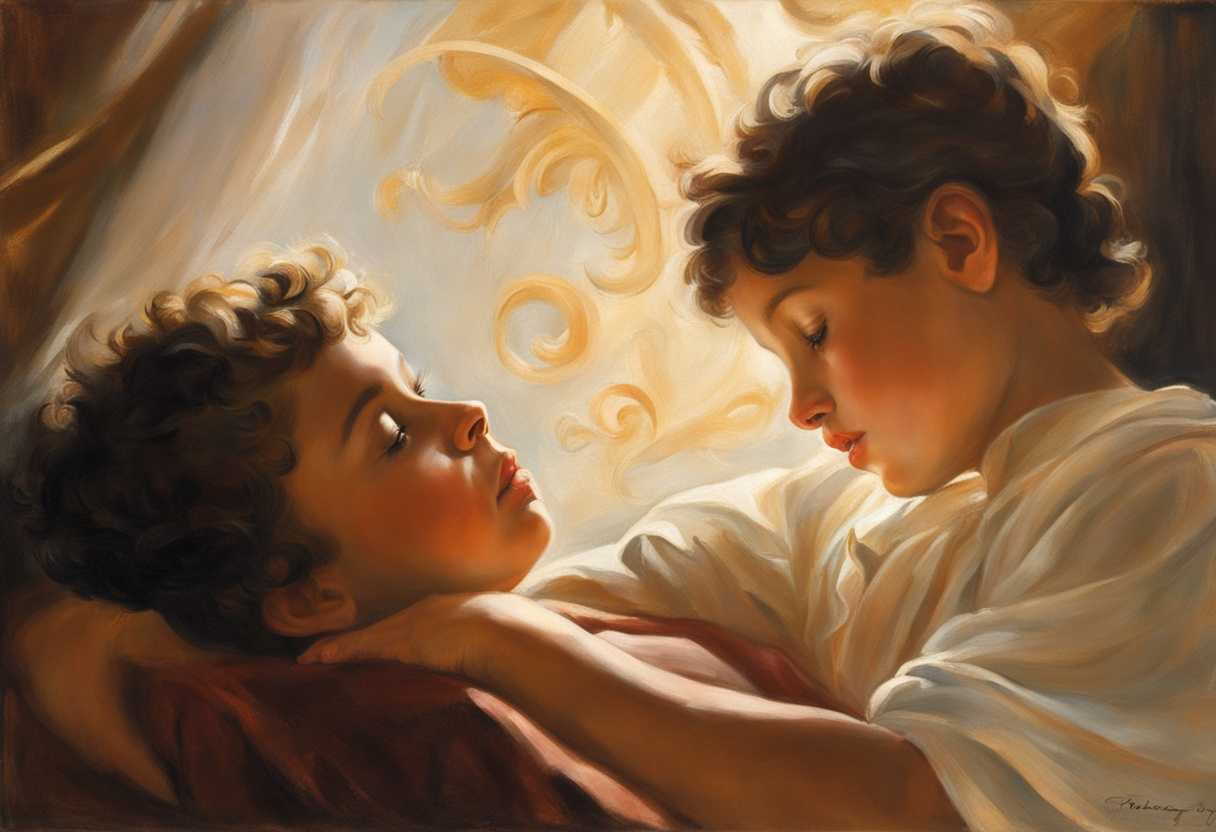 A-child-gazes-up-at-their-father-with-adoration-and-trust-in-warm-gentle-light_jdkl