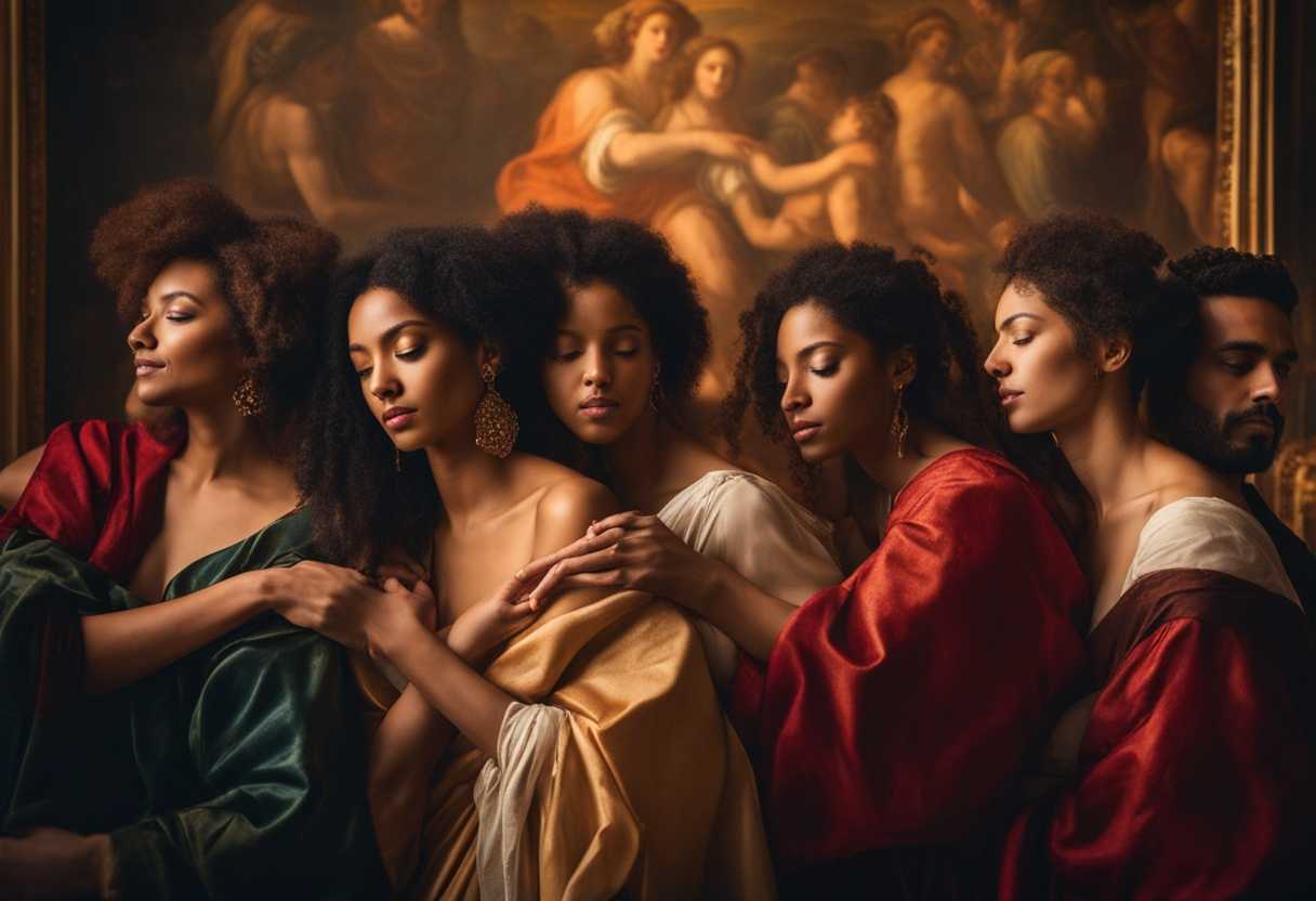 Diverse-group-of-people-in-warm-lighting-embracing-unity-and-love-in-candid-poses_dqsy