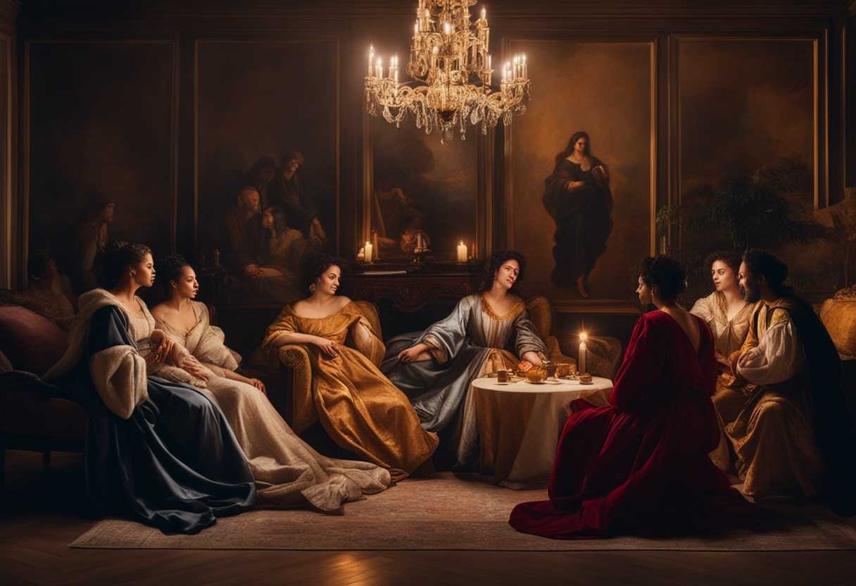 A-diverse-group-of-friends-sharing-heartfelt-moments-in-a-cozy-softly-lit-living-room_isae